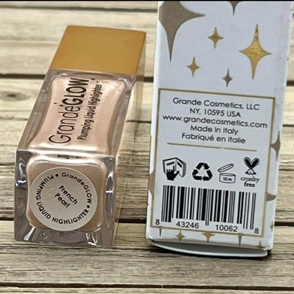 FRENCH PEARL Grande GrandeGlow Plumping Liquid Highlighter NWT/SEALED - Picture 2 of 8